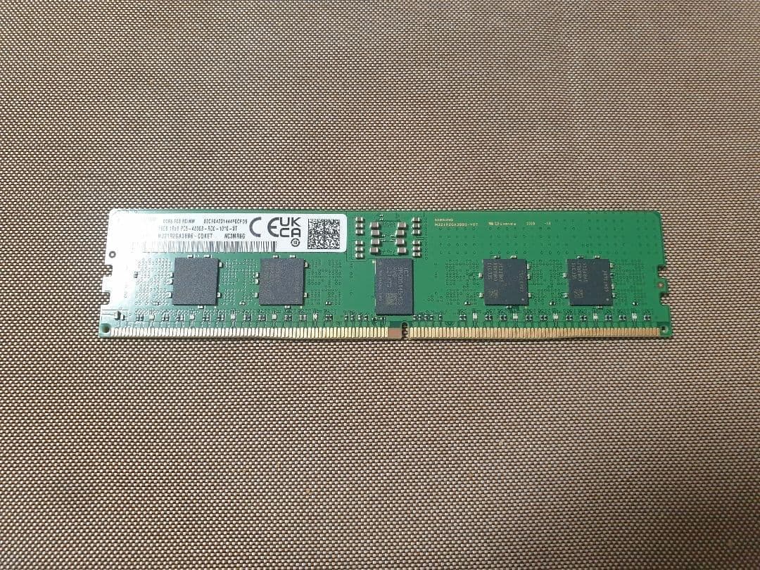 SAMSUNG DDR5 PC5-4800 RDIMM 16GB メモリ