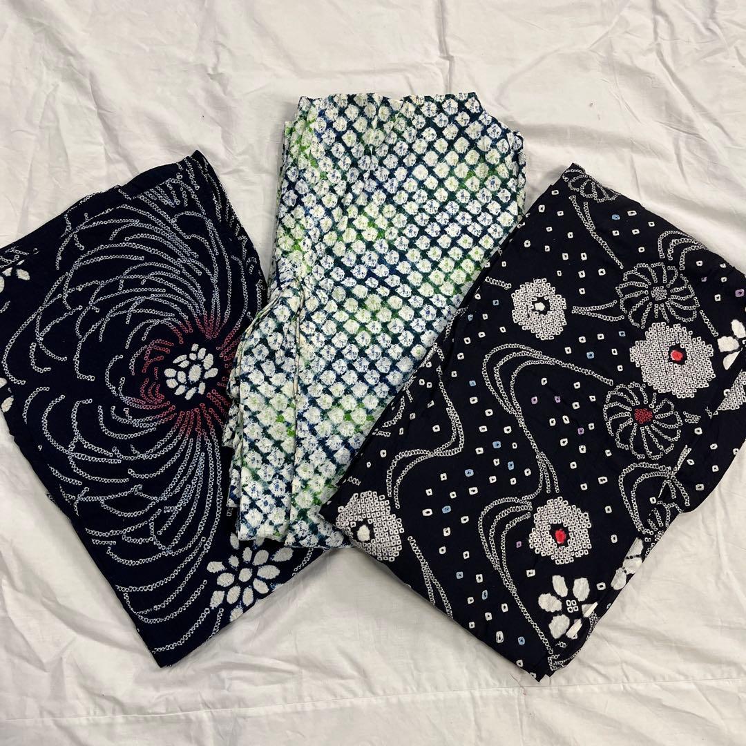 7 1 絞り浴衣 リメイク用