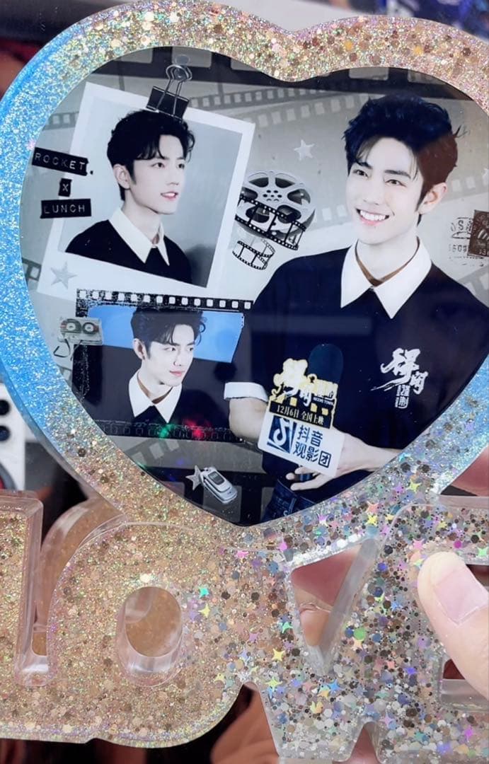 新作 肖戦 超大Loveスタンド　置物 5点セット❣️確認用❣️0110