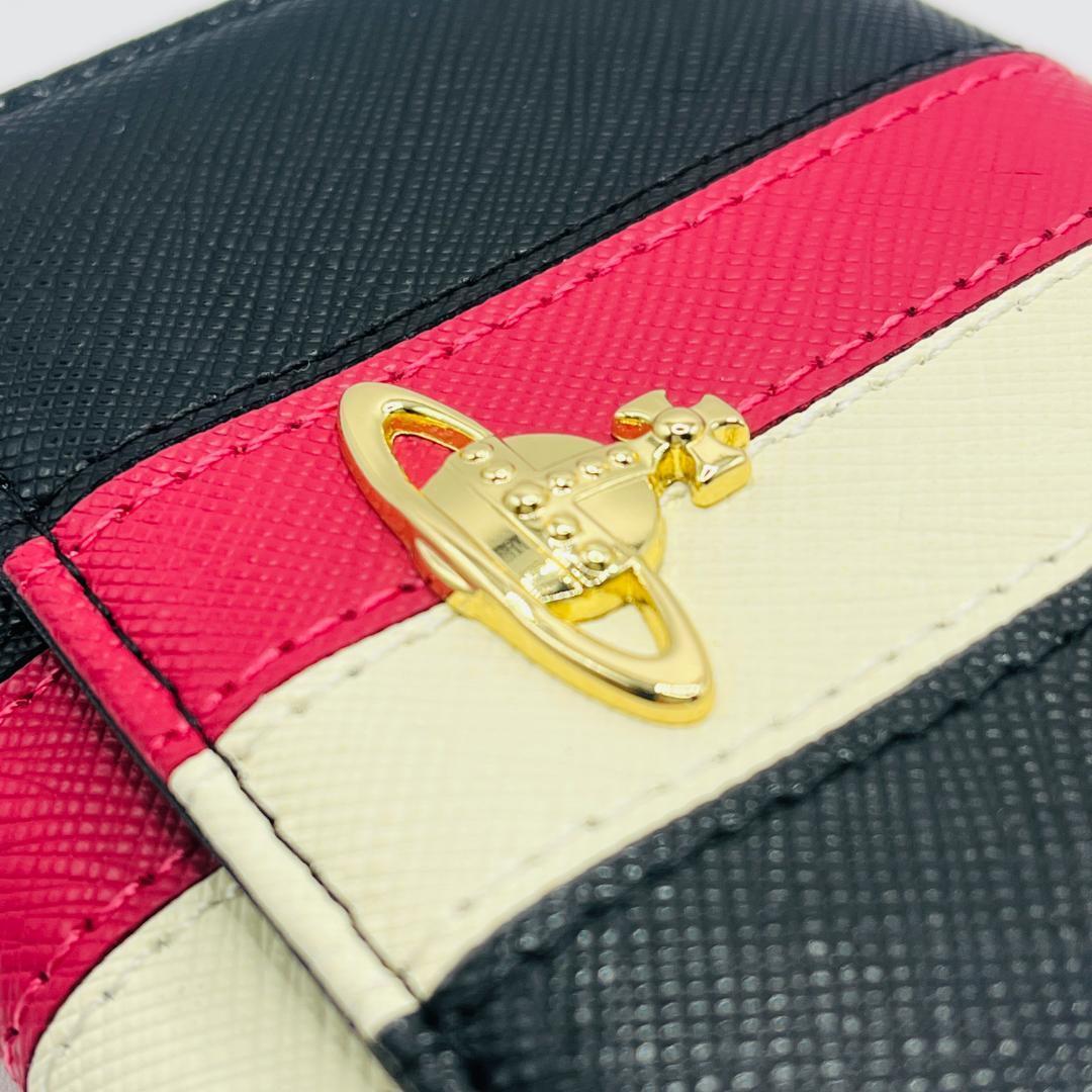 Vivienne Westwood 折財布 黒 白 赤 高級感 おしゃれ 定番