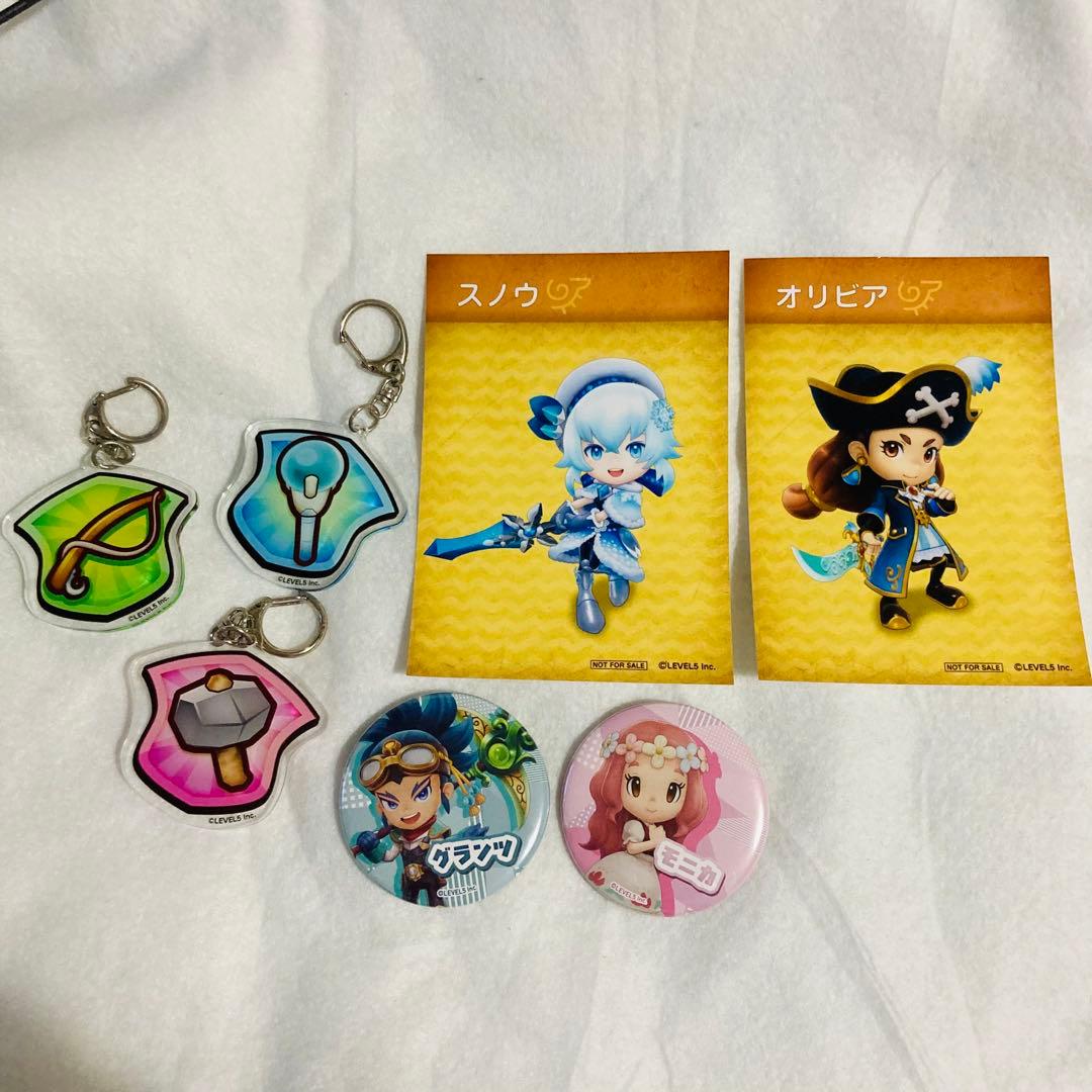 ファンタジーライフi カード・アクリルキーホルダー・バッジセット