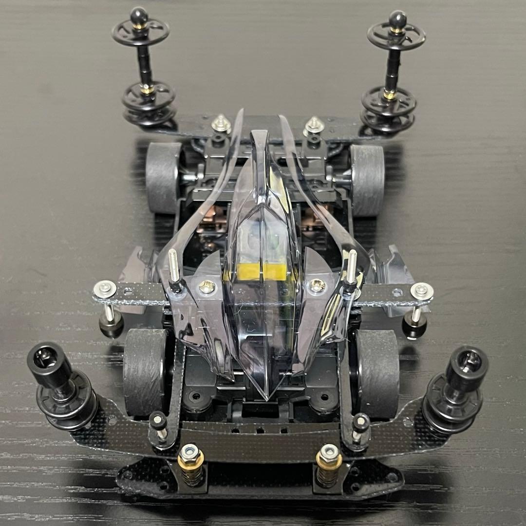 D*様 ミニ四駆 MSフレキ アバンテ キメラ ペラタイ提灯 超速 ブラック A