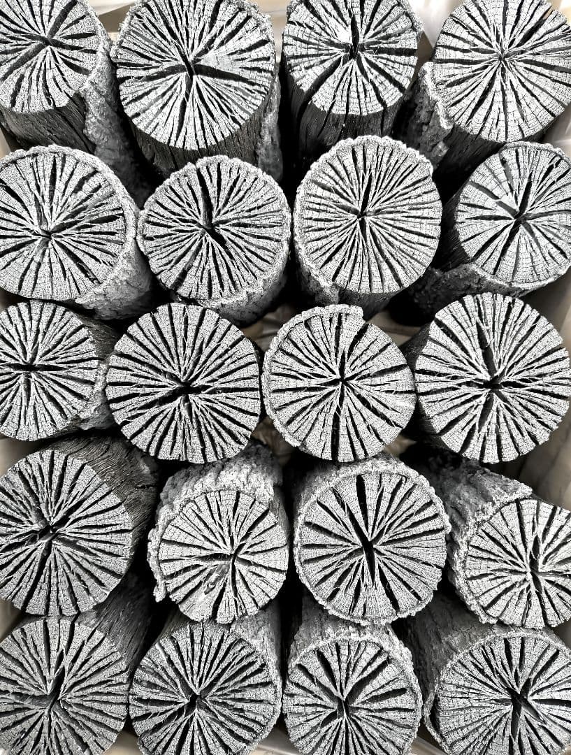 【愛媛産】クヌギ炉用胴炭 皮剥がれ