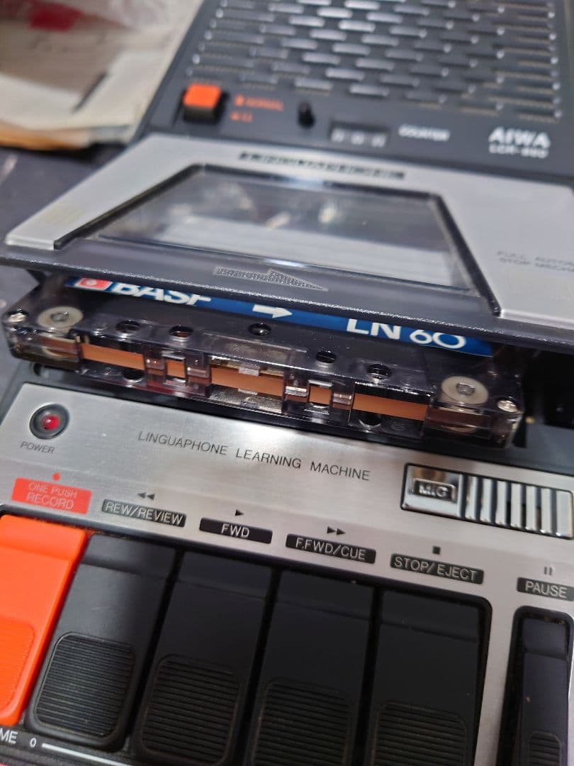 ワンプッシュレコーディングカセットレコーダー LLコンパクトコータ LCR860