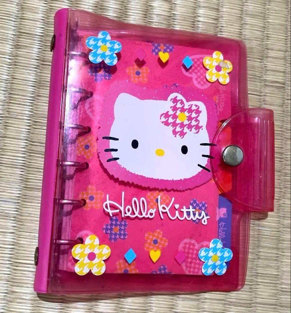 キティ希少　平成レトロ　バインダー　手帳　シール帳　ハローキティ　キティちゃん