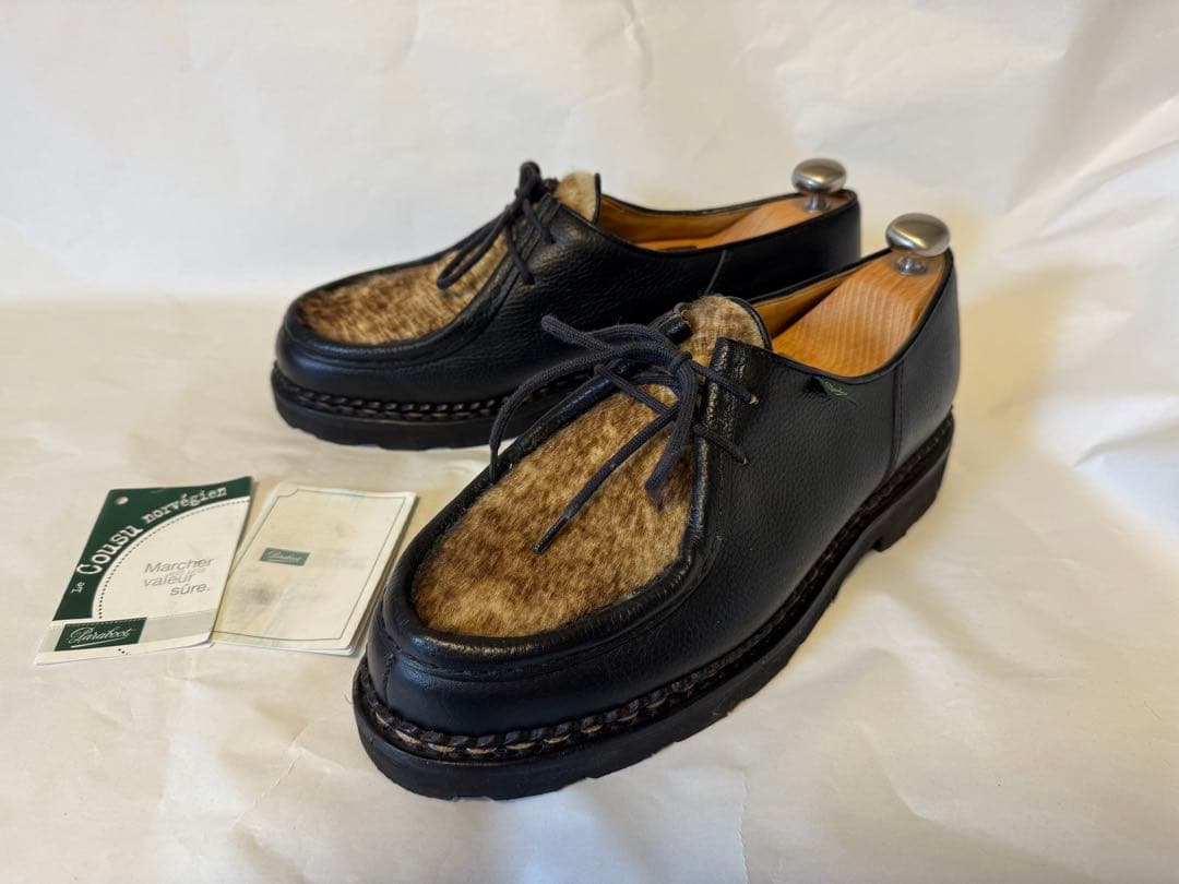 美品 Paraboot ミカエル ポニー 41.5 シューツリー付