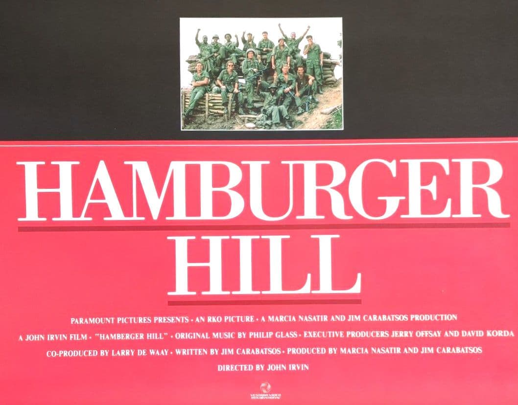 映画『ハンバーガー・ヒル』ポスター ＜宣伝告知用 非売品＞