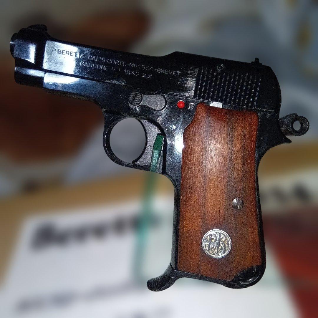 タナカ ワークス　ベレッタ M1934 ブローバック　木製グリップ