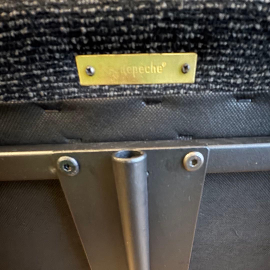 アデペシュ　サムノルド　ダイニングソファ　ベンチ　ブラック