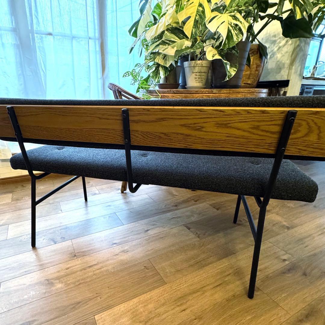 アデペシュ　サムノルド　ダイニングソファ　ベンチ　ブラック