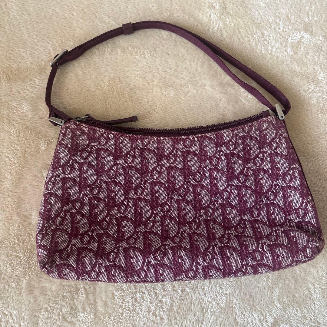 Christian Dior ショルダーバッグ パープル