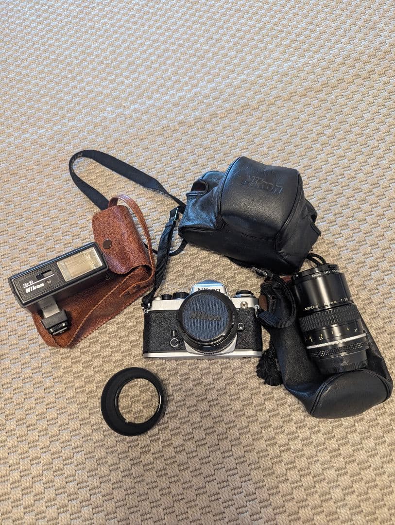 Nikon FE一眼レフカメラ フィルムカメラ レンズ等セット