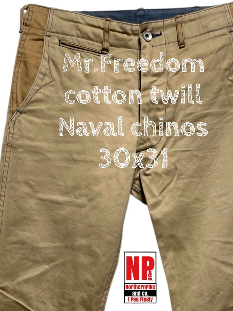 ミスターフリーダム シュガーケーン 8.2oz ナーバルチノ 30x31 美品