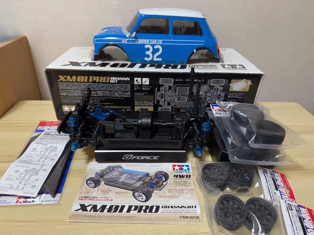 タミヤ　XM-01 PROシャーシキット&ボディー付き(アスカクリエート)