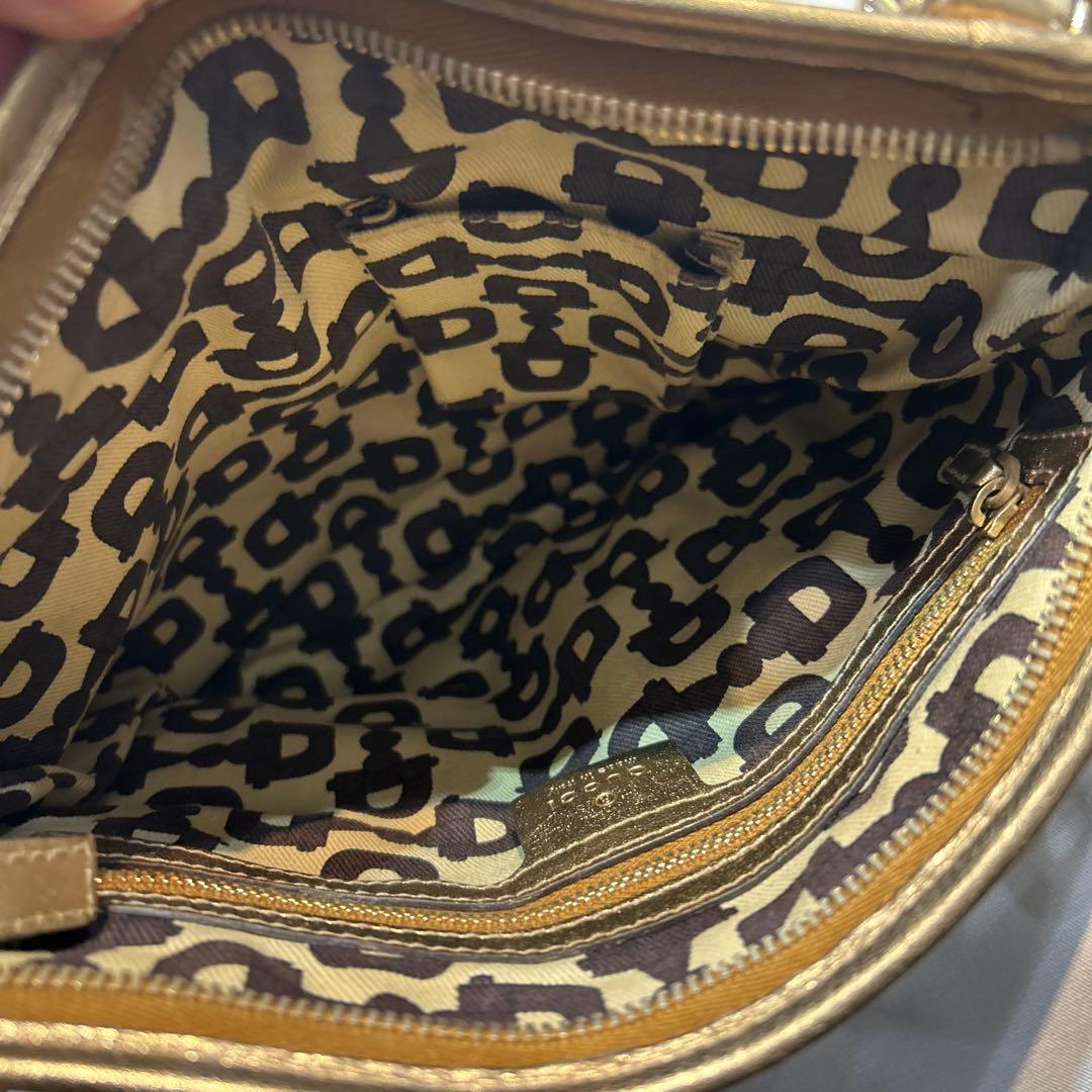 GUCCI GGパターン ショルダーバッグ ベージュ