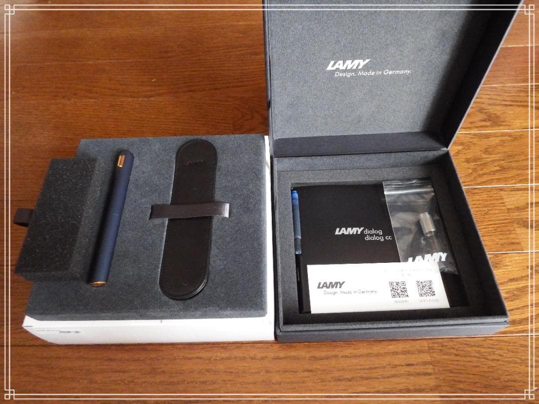 【新品・未使用】LAMY dialog cc 万年筆 ブルー EF