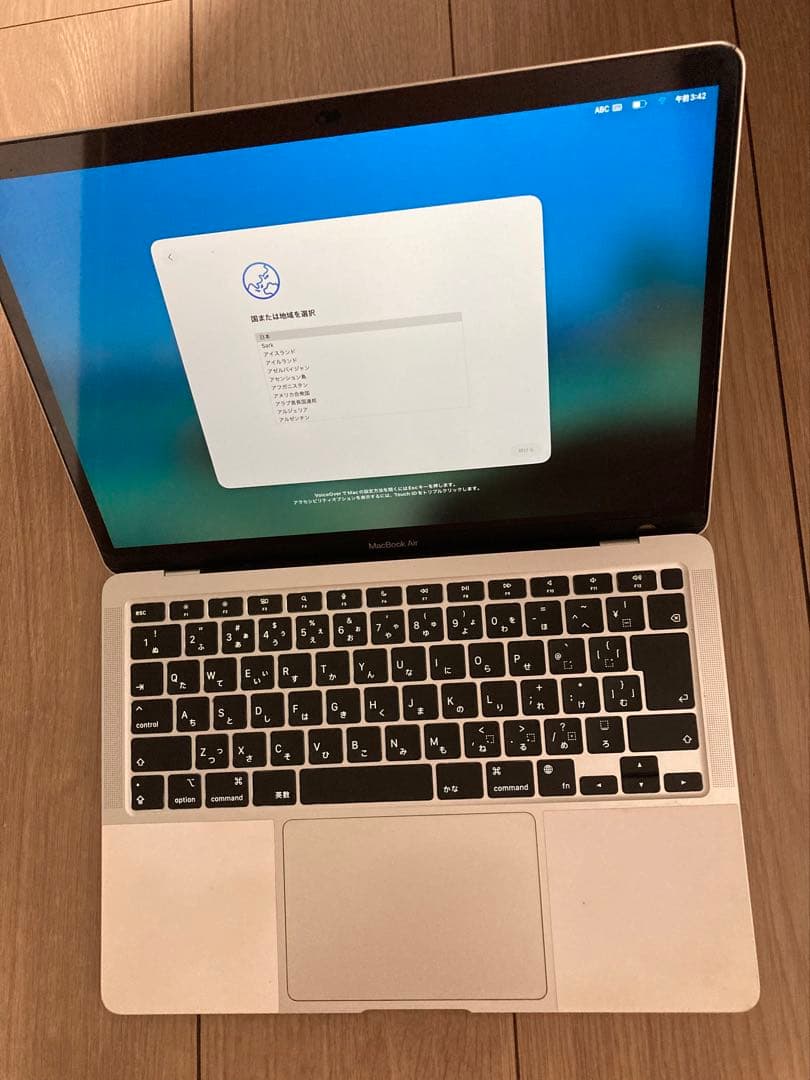 【良品】MacBook Air（M1,2020） 13.3㌅ 512GB白