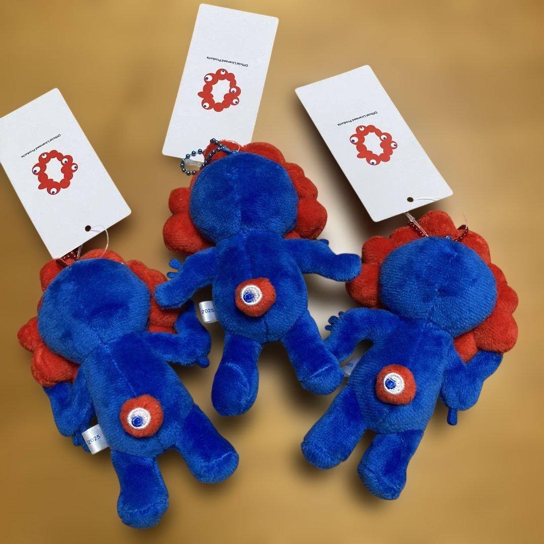 大阪関西万博　ミャクミャクボールチェーンマスコットABC 3個セット