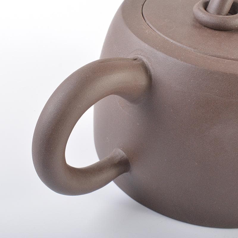 中国　紫砂　朱泥　漢詩刻　急須　茶壷　在銘　V　R6306