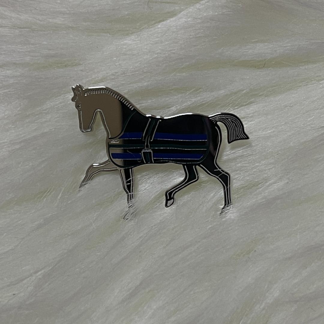 エルメス　2025新商品　スカーフ70リング 《馬着を着た馬》　新品未使用品