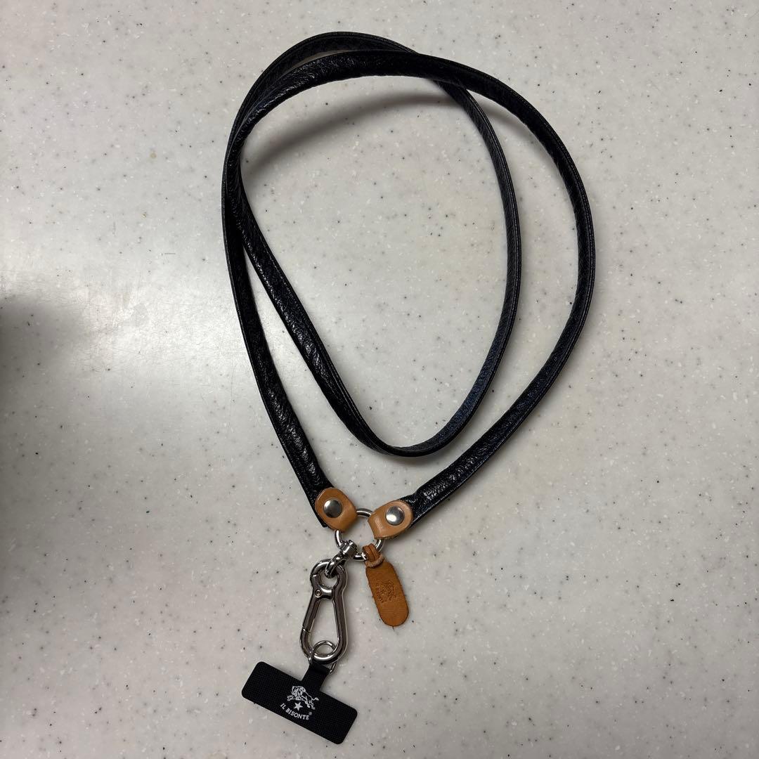 イルビゾンテ　レザーストラップ ブラック