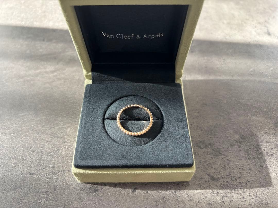 最終値下げ♪美品♪ヴァンクリ ペルレ スモール 55 15号 ローズゴールド