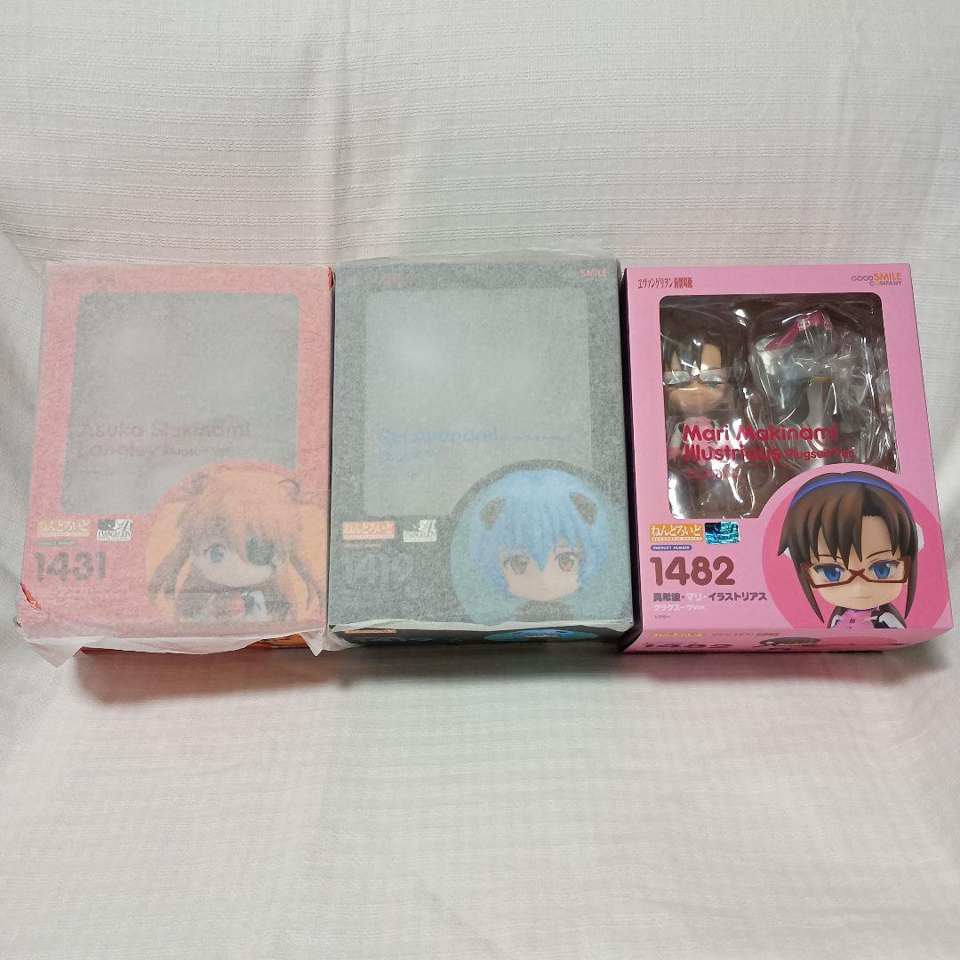 エヴァンゲリヲンねんどろいど新劇場版アスカ・レイ・マリ３人セット・プラグスーツ