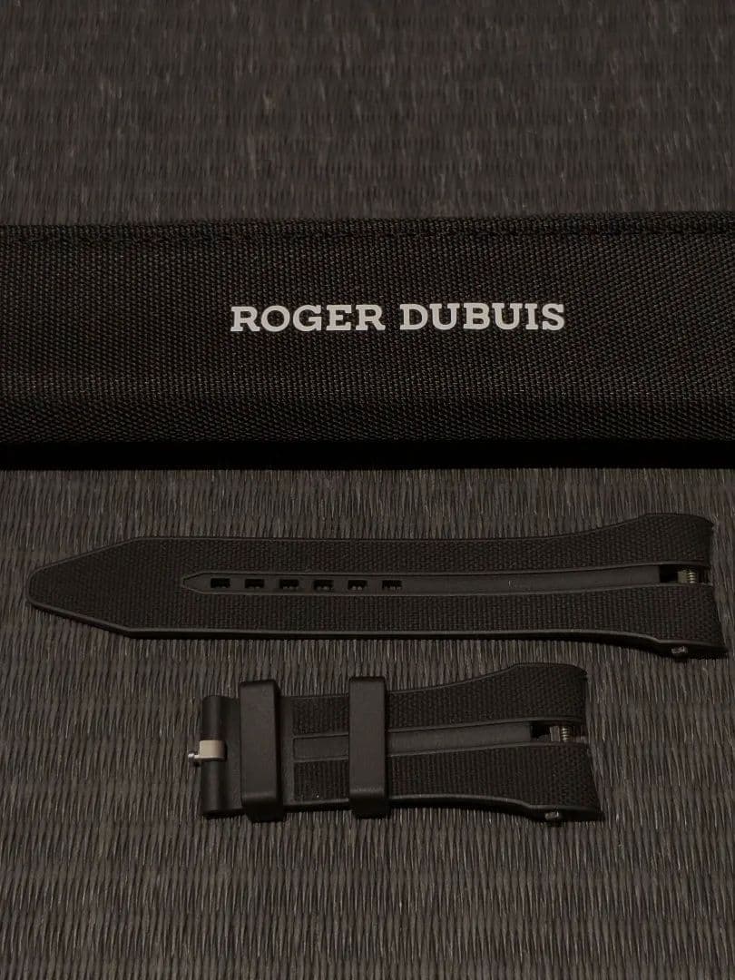 Isotec！ロジェデュブイブラックホワイトラバー&バックルセット