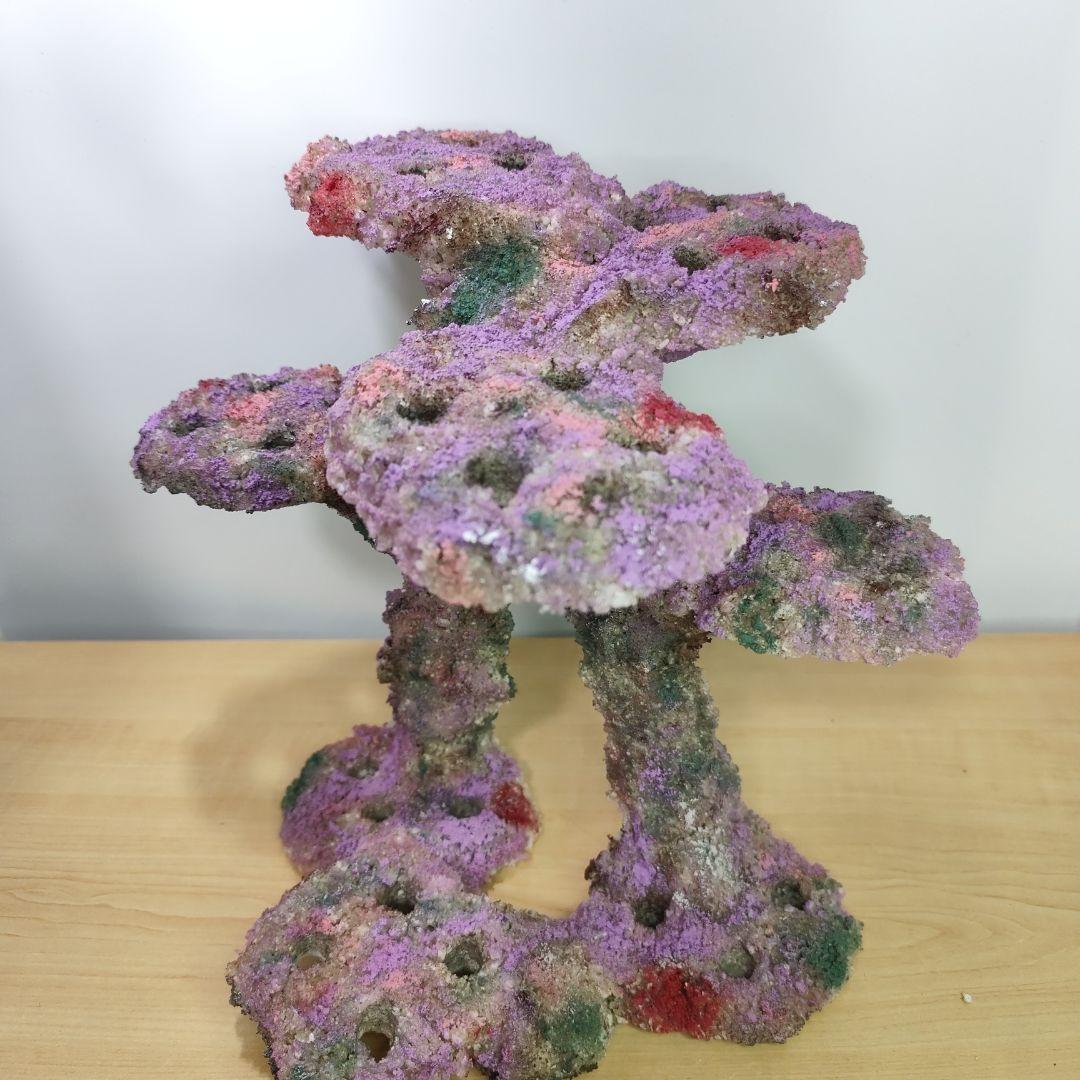 プラグ穴付き アク抜き不要人工ライブロック 海水水槽用 レプリカ コーラルフラグ