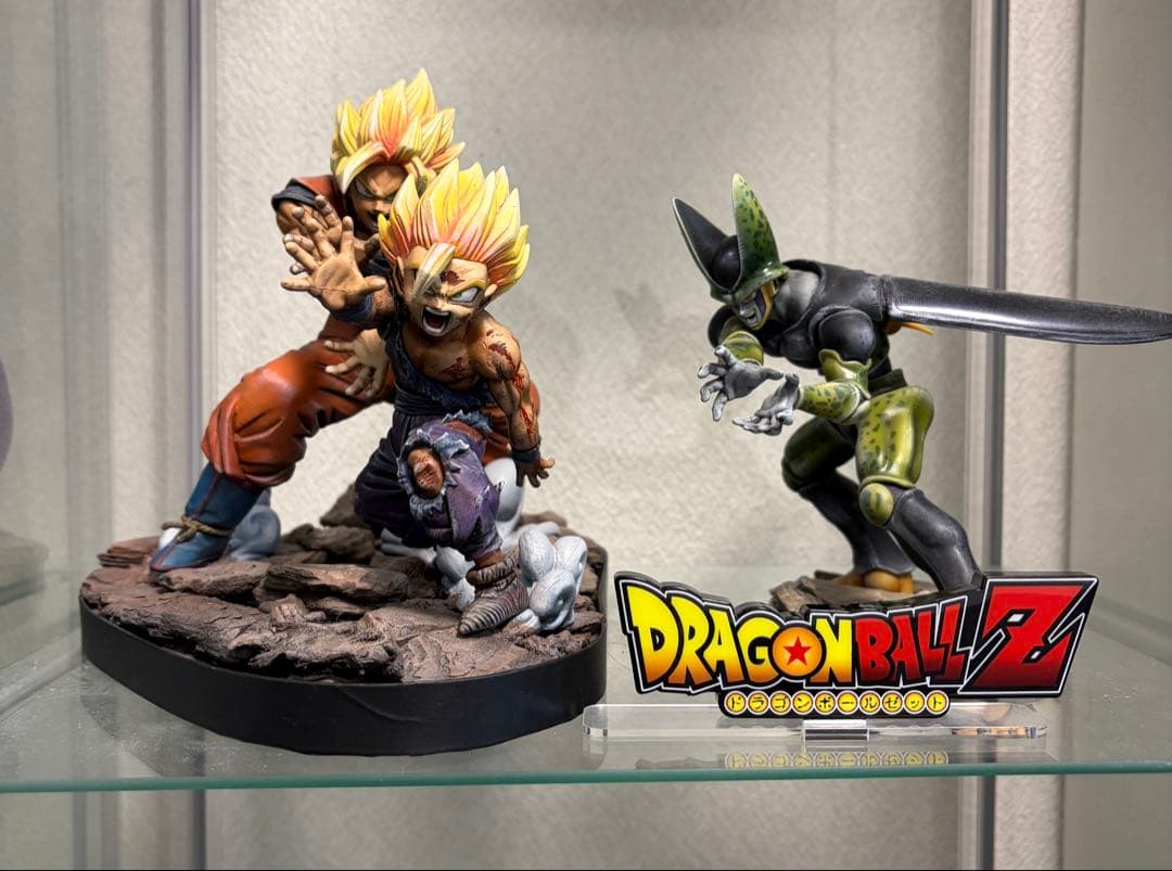 リペイント親子かめはめ波 孫悟空 孫悟飯 セル 一番くじ