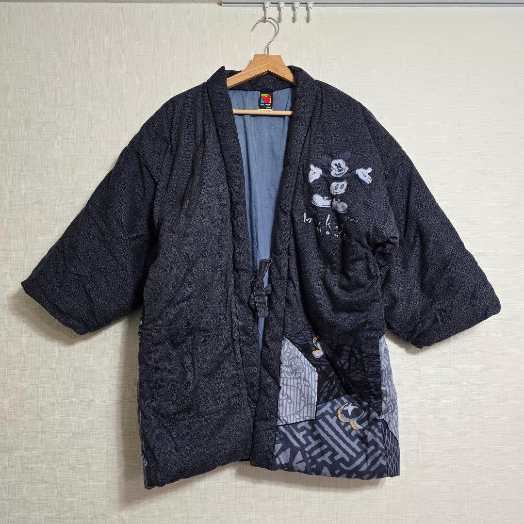 ミッキーマウス どてら 半纏 Disney Mickey JAPAN