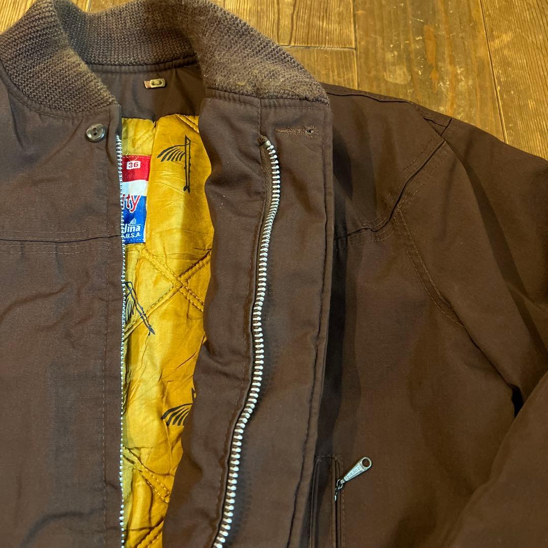 70s ★Catalina derbyjacket brown★36