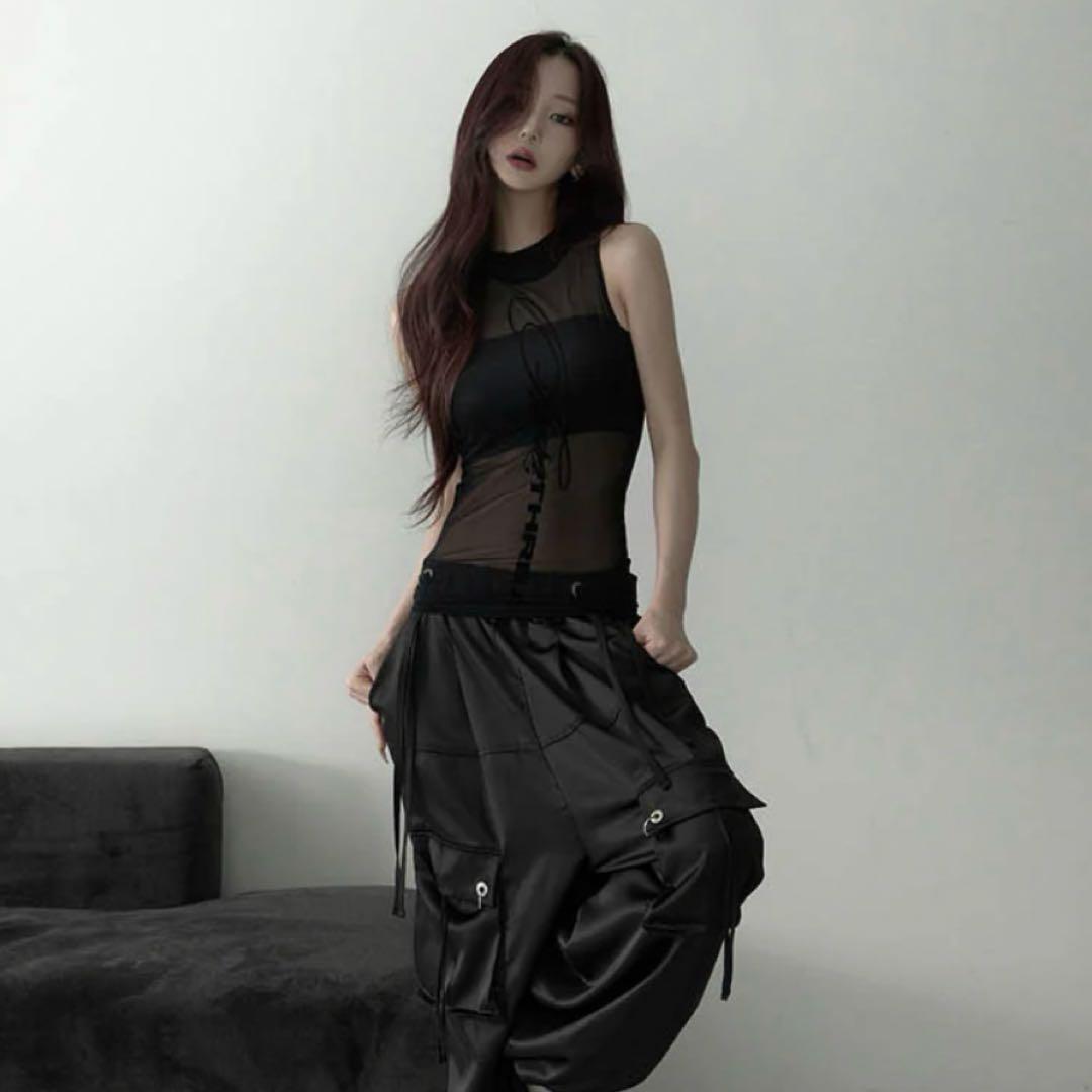 トップス theredthread S logo hoodie tank