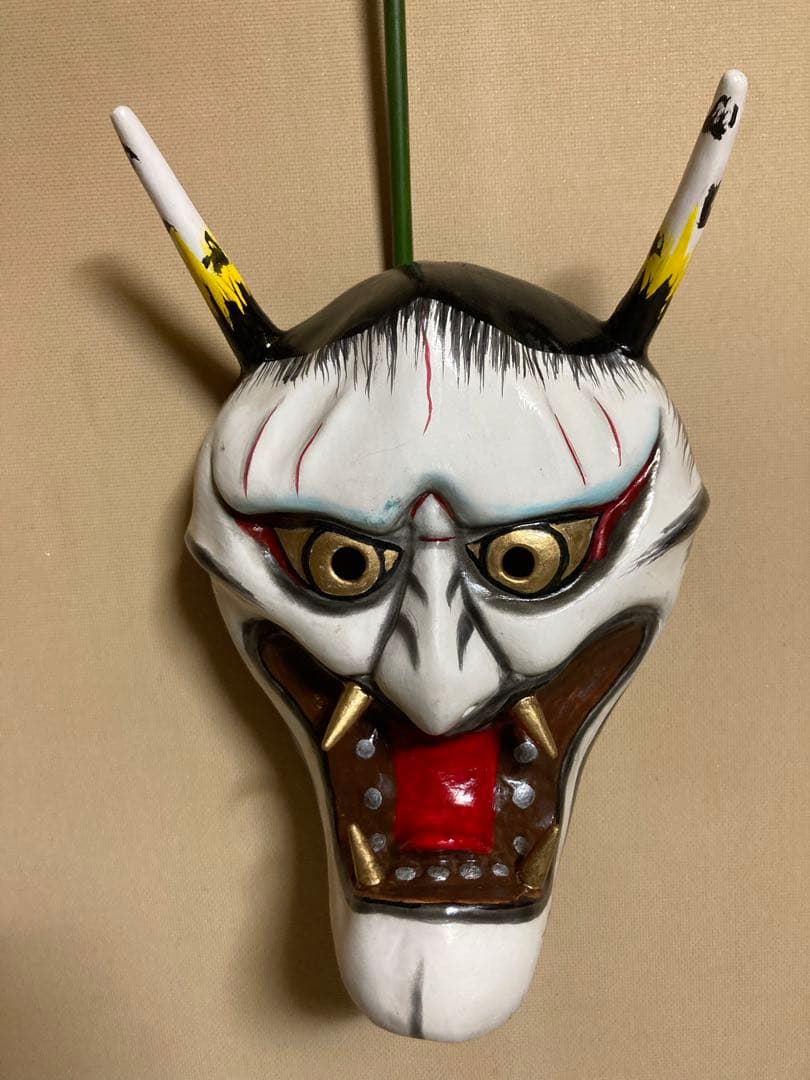 神楽面　般若　咥え面　No.46