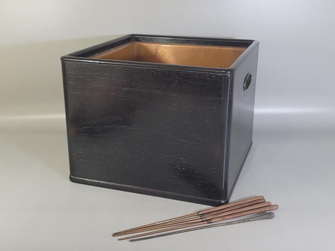 DT173 紫檀 四方 瓶掛 火鉢