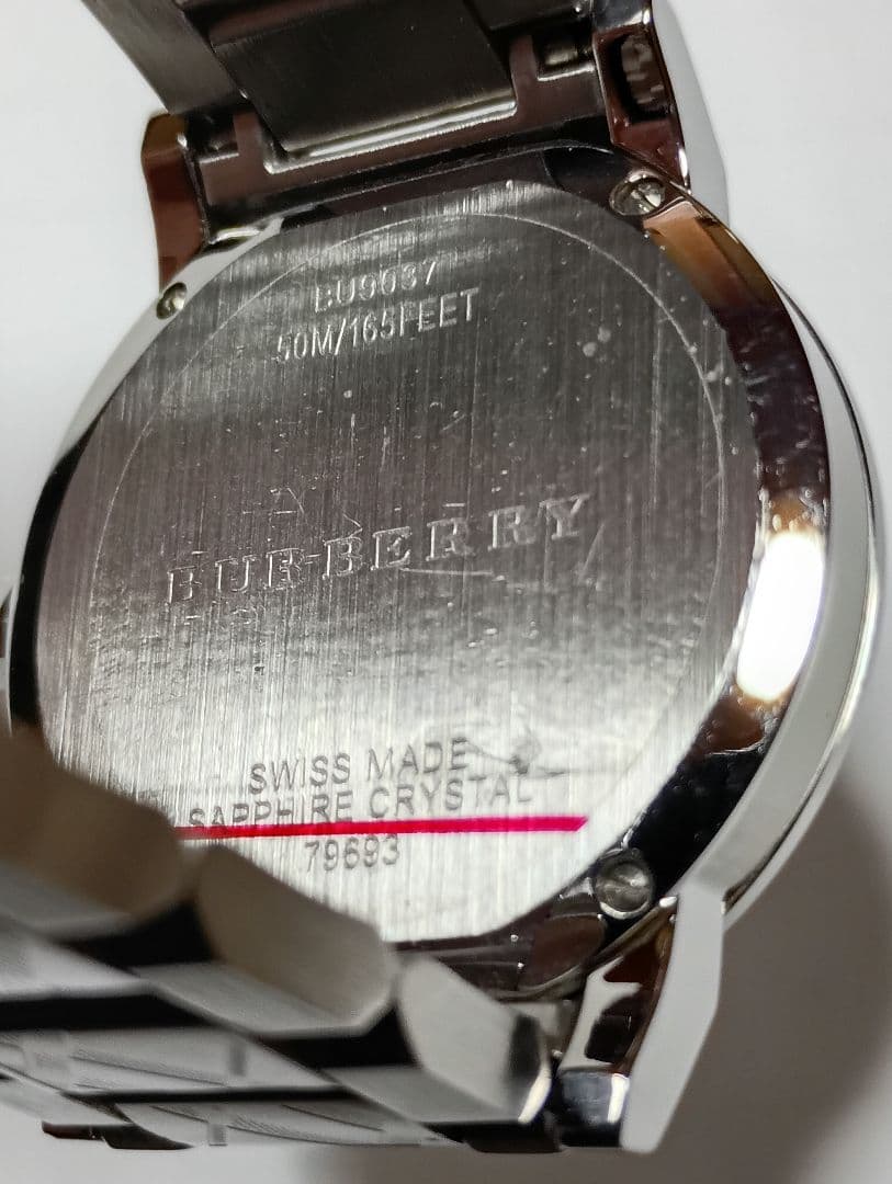 【専用】BURBERRY バーバリー シルバー クォーツ BU9037稼動中古品