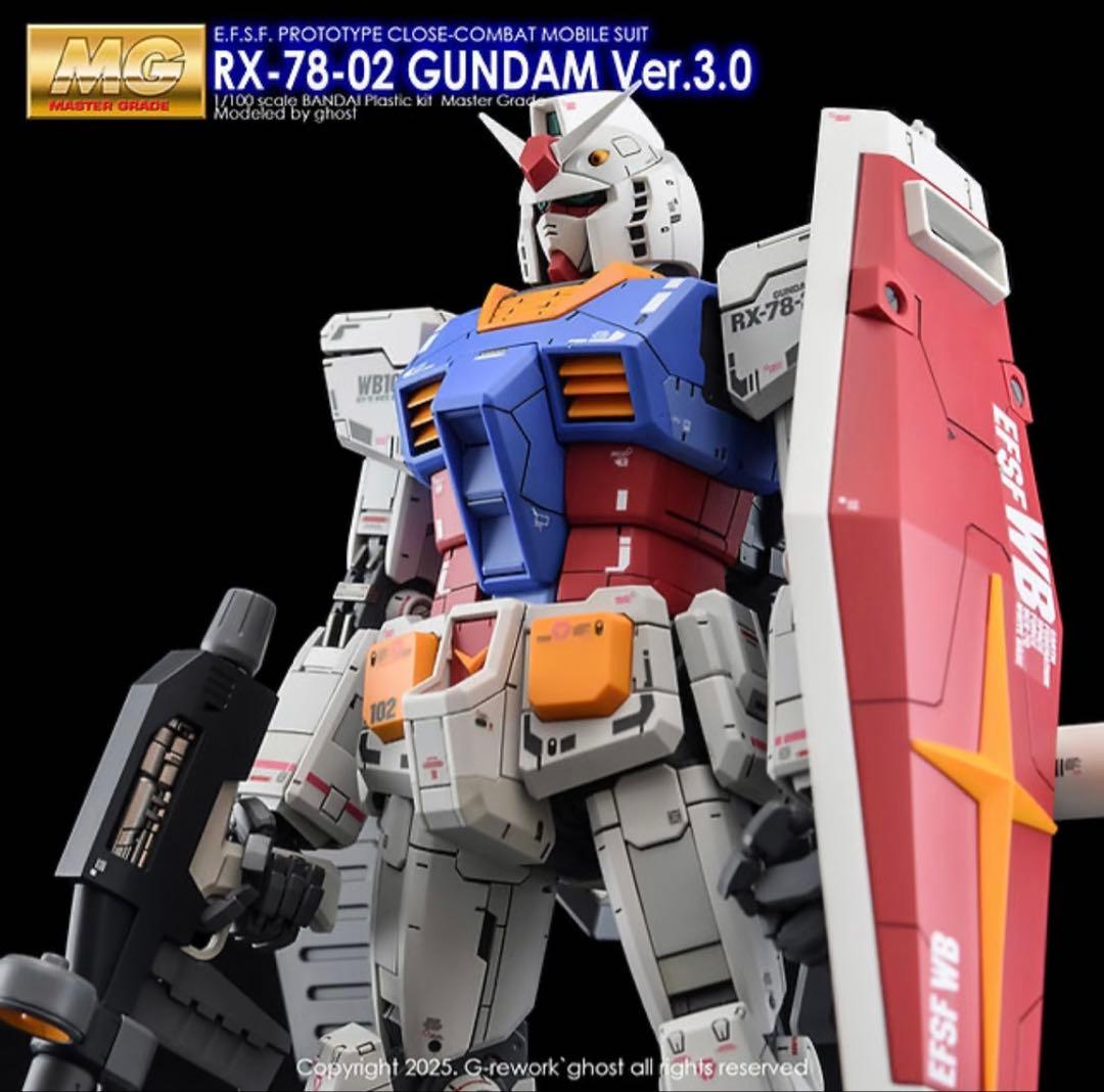 新作 G-rework デカール MG RX78-2 ガンダム ver.3.0