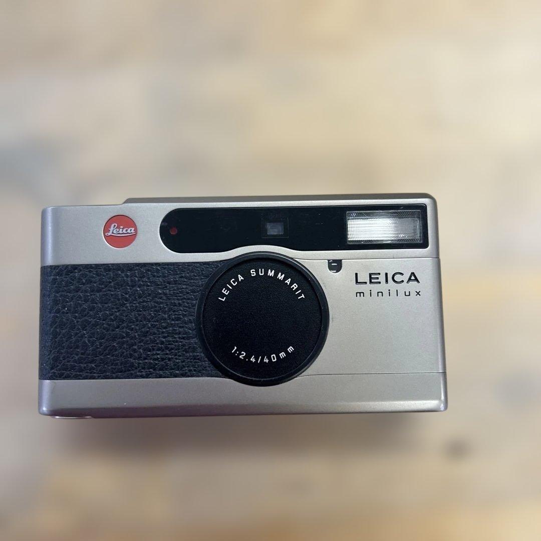 Junk　LEICA minilux コンパクトフィルムカメラ レンズなし