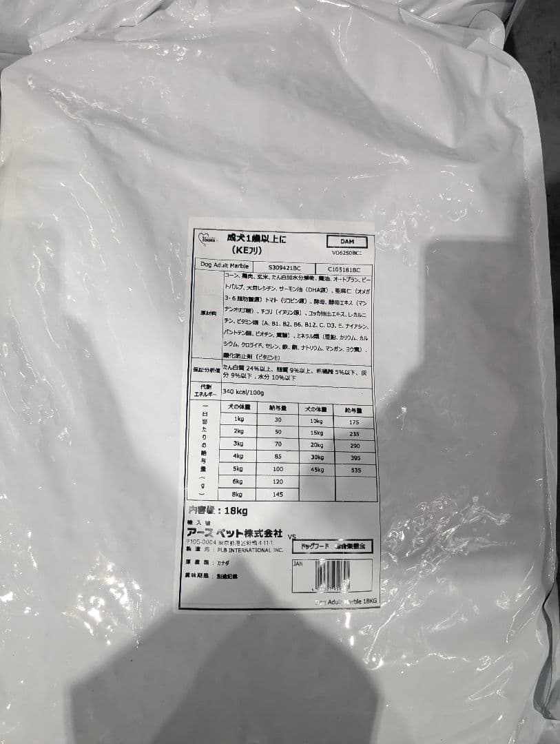 ブリーダーパックファーストチョイス 18kg ドッグフード