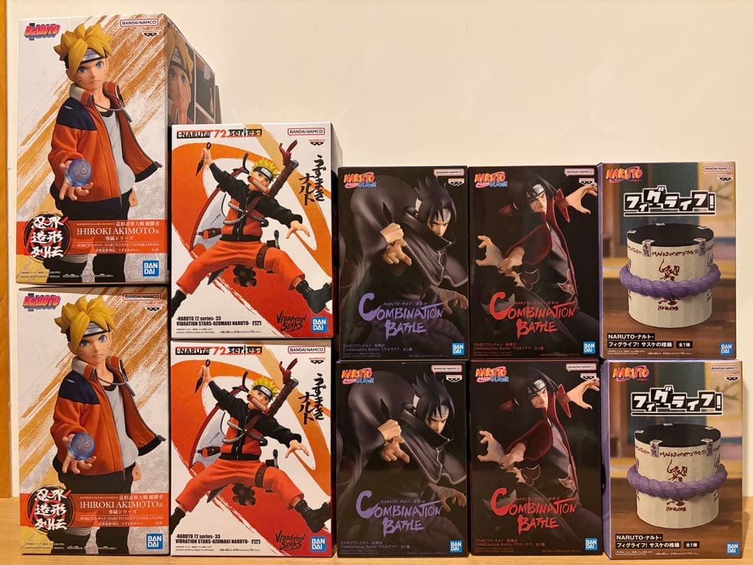 【NARUTO-ナルト】10点セット ナルト・ボルト・イタチ・サスケ