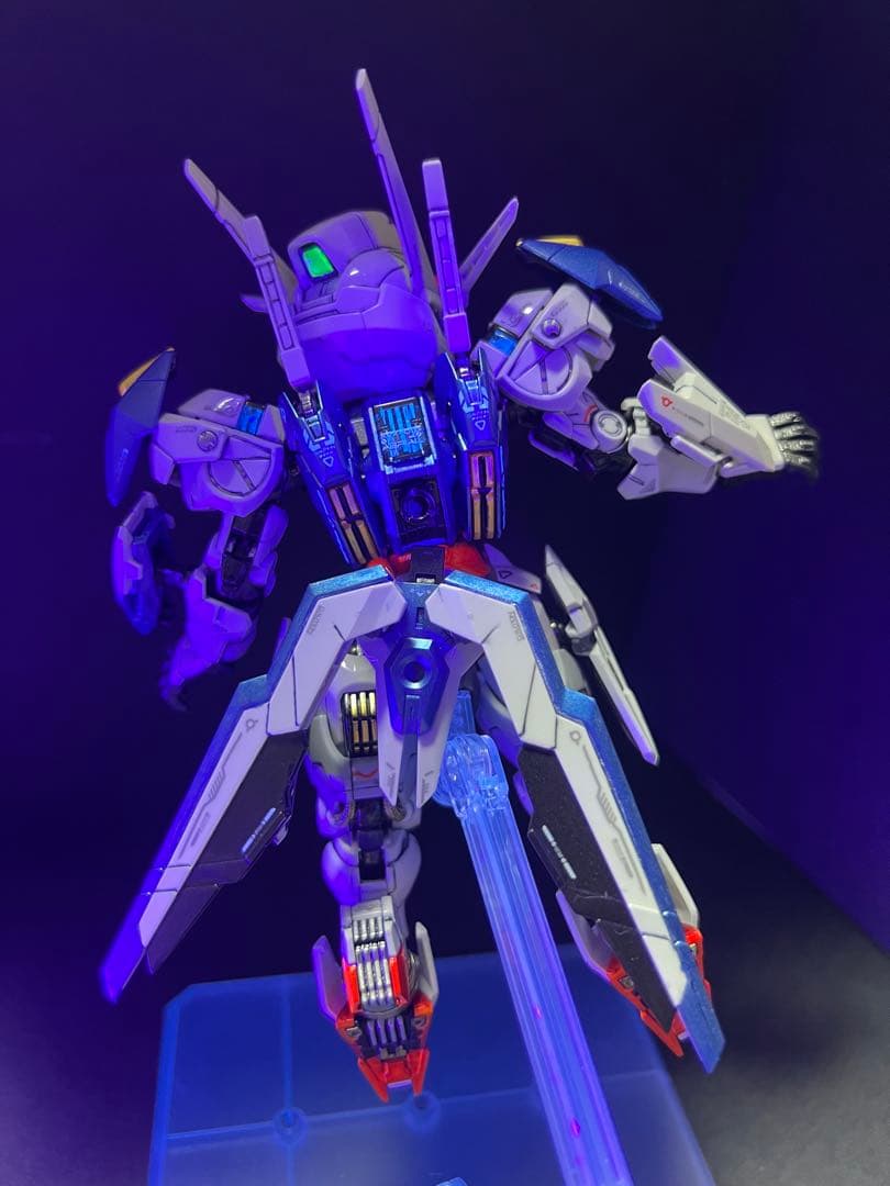 MGSD ガンダムエアリアル 塗装完成品+ウェポンディスプレイベースウエポン