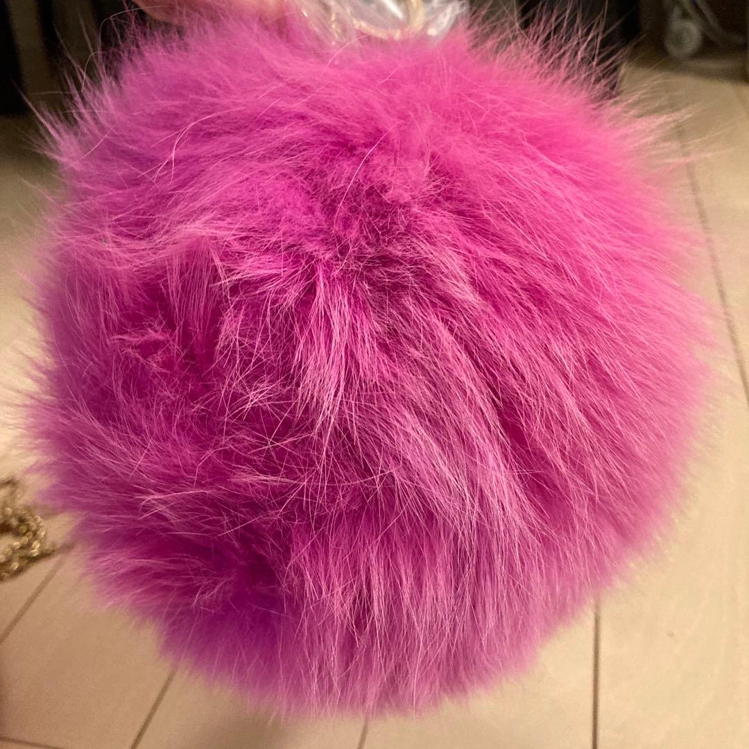 安室奈美恵　クラスキー　コラボ　ファーバッグ　ポーチ　3色セット　黒白ピンク