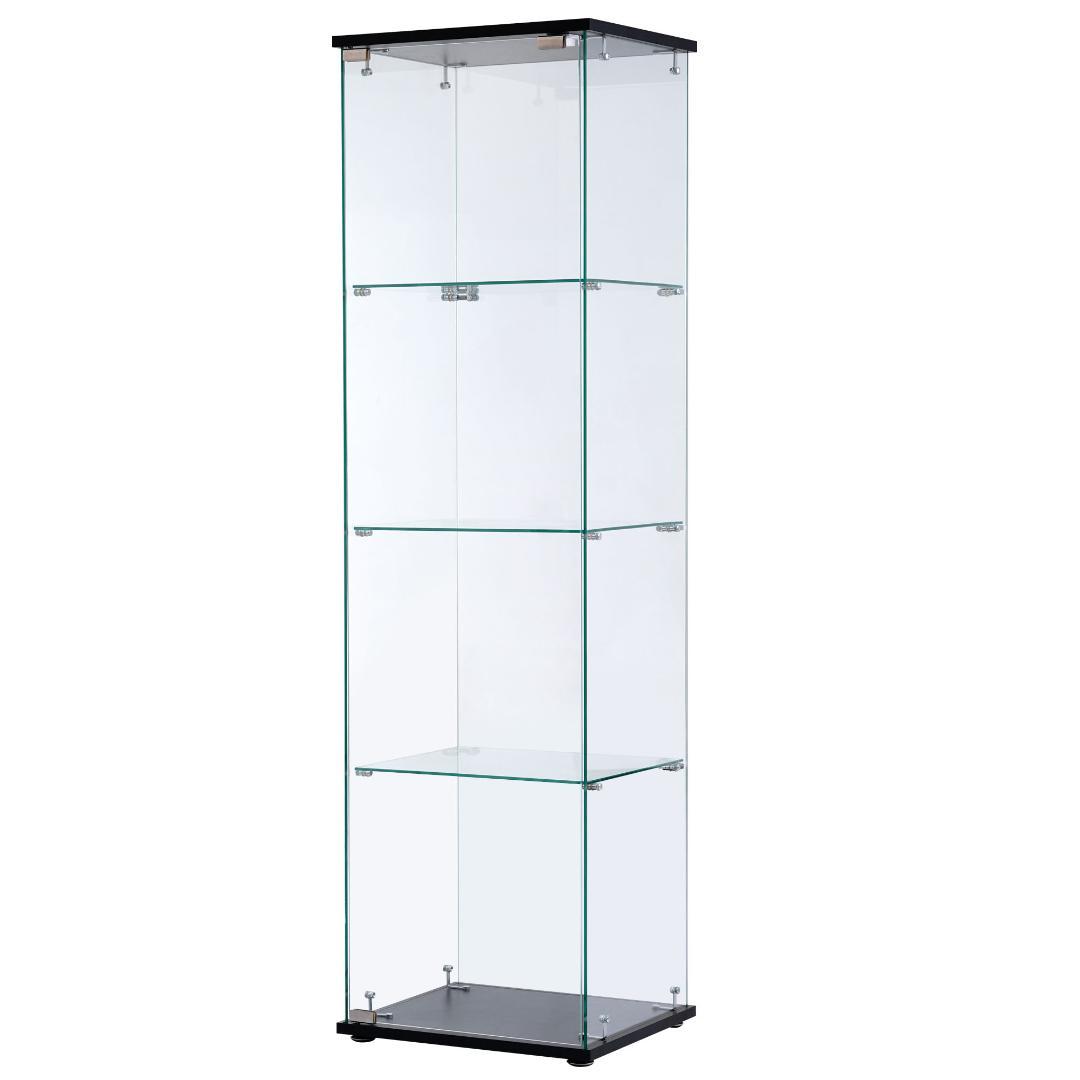 【ブラック】コレクションケース 4段 幅42.5×奥行36.5×高162cm