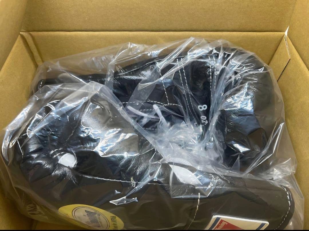 Winning グローブ 8オンス ブラック ひも式