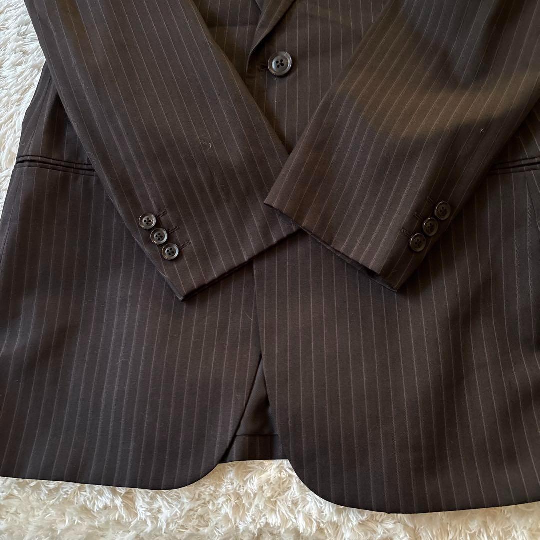 タケバルー スーツ セットアップ 3ピース ジャケット ベスト 絹混