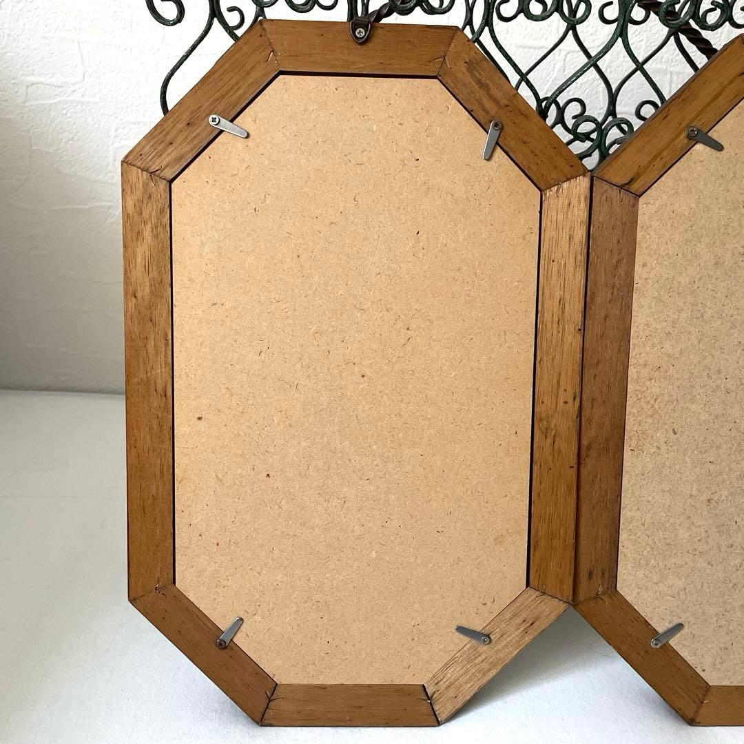 フランス製♡押し花アートフレーム♡幸せメッセージ入り♡ペア♡