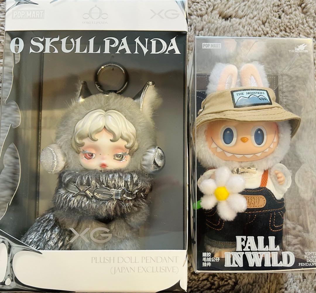 ポップマート スカルパンダ ラブブ XG fall in wild