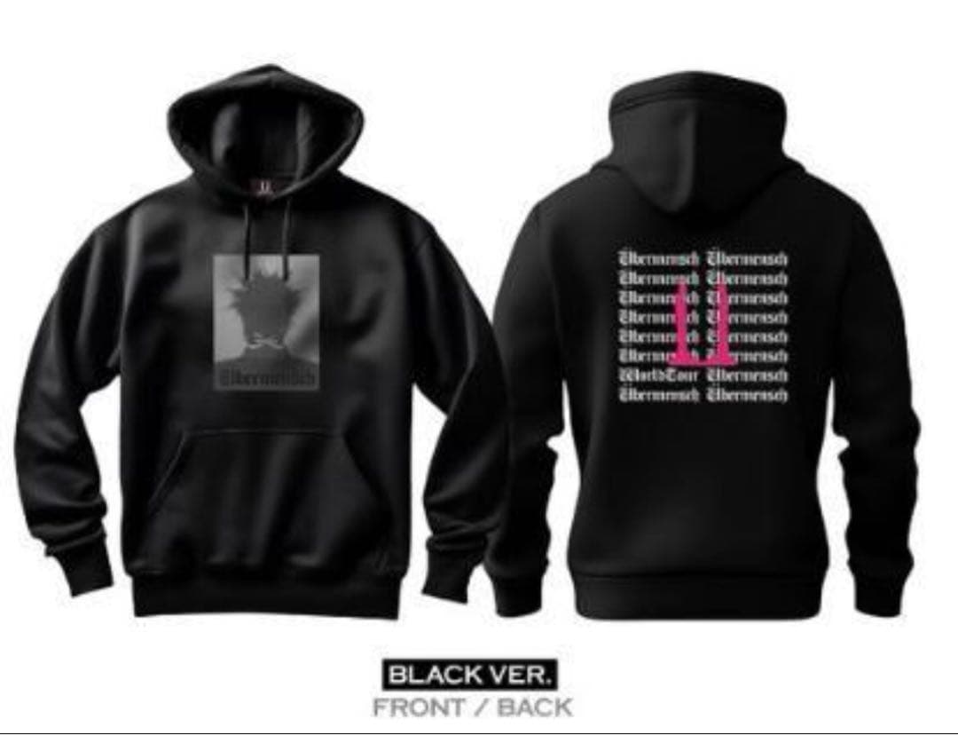 G-DRAGON ジヨン ソウルコン Ubermensch フーディー パーカー