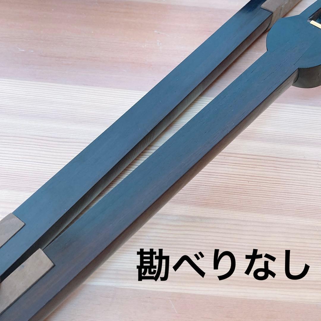 長唄三味線　舞台用　仮継有り　紅木　すぐ弾ける　糸巻き調節済み　高級細棹三味線