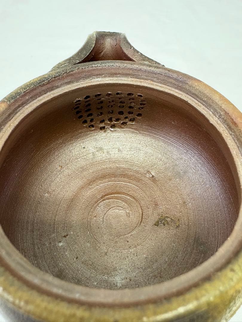 備前焼　奥本健一 宝瓶 瓢箪摘宝瓶 共箱